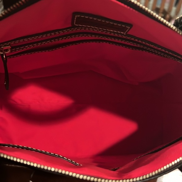 DOONEY & BOURKE Croc Embossed Leather Crossbody Bag - Picture 14 of 17